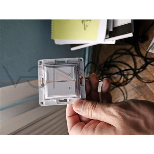 Stensko stikalo Shelly Wall Switch 2, bela