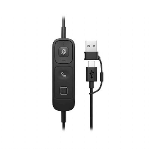 HP Poly Mission 425 USB-C/A Classic Stereo Headset C01B3AA#AC3