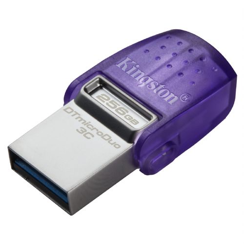 USB ključek 256 GB Kingston DataTraveler microDuo 3C v maloprodaji