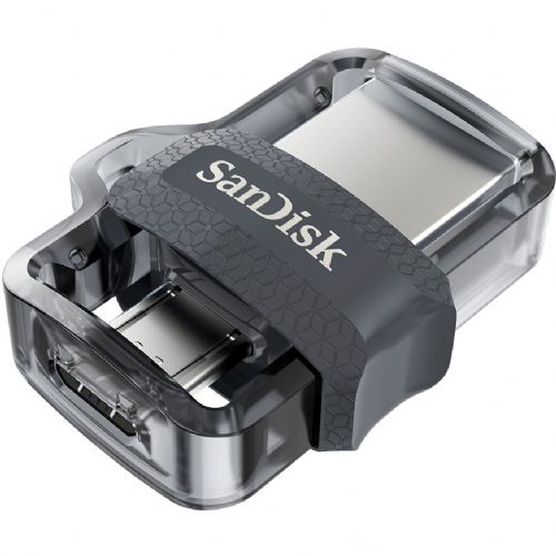 STICK 256GB USB3.0/microUSB SanDisk Ultra Dual Grey