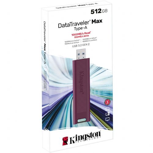 STICK 512GB USB 3.2 Kingston DataTraveler Black