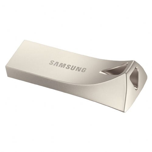 USB 512GB Samsung BAR Plus srebrn, USB 3.1, 400 MB/s, kovinsko ohišje, vodoodporen