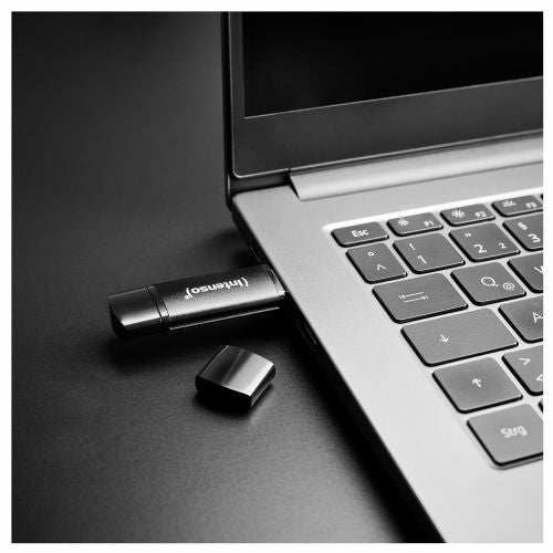 USB ključek Intenso Flex Line 256 GB (črn, USB-C in USB-A) 9821321324