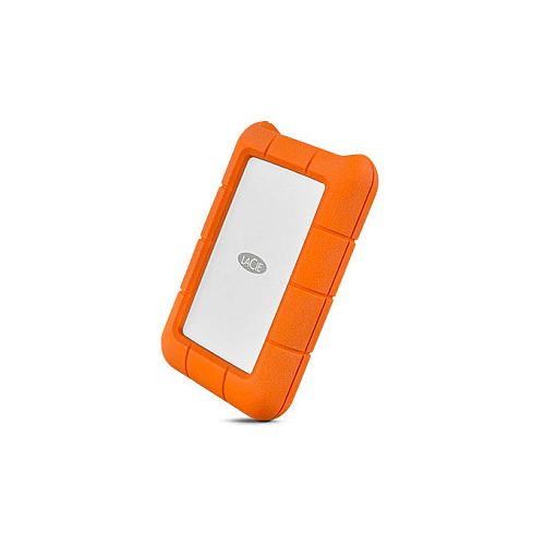 USB-ključek LACIE RUGGED 2TB USB-C USB 3.0 - odporen na padce in dež za uporabo na vseh terenih, oranžen