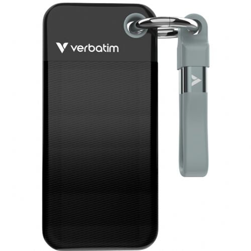 STICK S 2TB Verbatim Pocket SSD USB 3.2 črne/sive barve