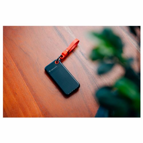 STICK S 2TB Verbatim Pocket SSD USB 3.2 črne/rdeče barve za maloprodajo