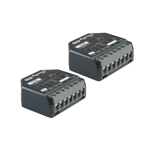 Shelly 2PM Gen4 Switch (Black, 2 Pieces)