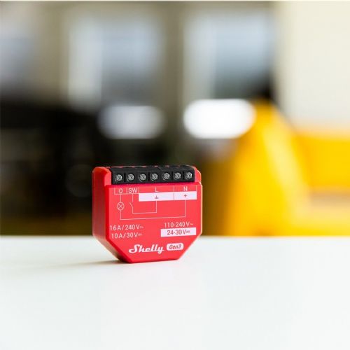 Stikalo Shelly 1PM Gen3 (rdeče)