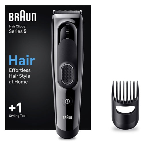 Strižnik las Braun HairClipper HC5310, polnilna baterija, črn