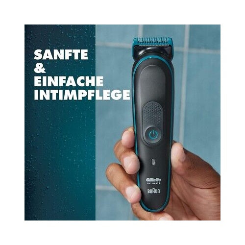 Strižnik las Gillete Intimate Trimmer i5, črna/modra