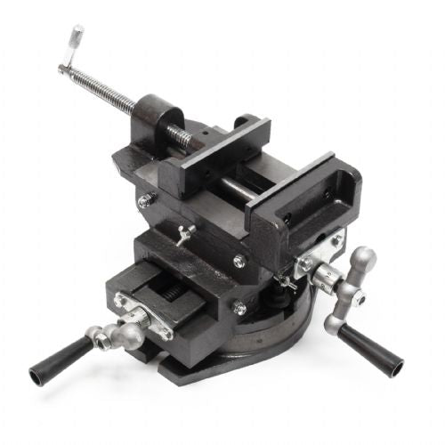 Machine cross vice 2-axis 100mm rotatable