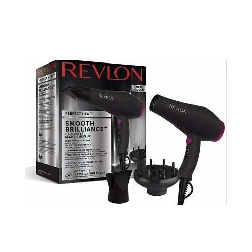Sušilec za lase Revlon Smooth Brilliance RVDR5251, črna