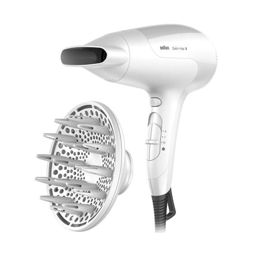 Sušilnik za lase Braun Satin Hair 3 HD 385, bel
