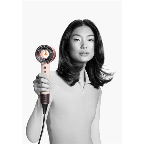 Sušilnik za lase Dyson Supersonic Nural Straight + Wavy roza/roza zlato (krem/roza zlato)