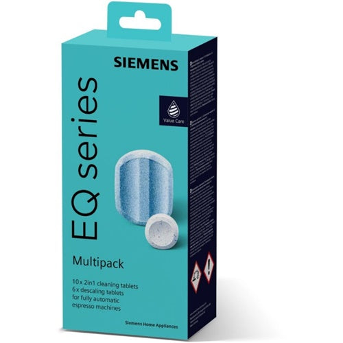 Siemens EQ Multipack TZ80003A cleaning and descaling tablets