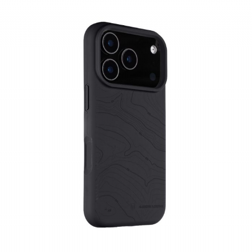 Tactical Beaver iPhone 17 Pro Liquid Silicone Case, MIL-STD-810 516, Velvet Touch, Microfiber Lining, Asphalt