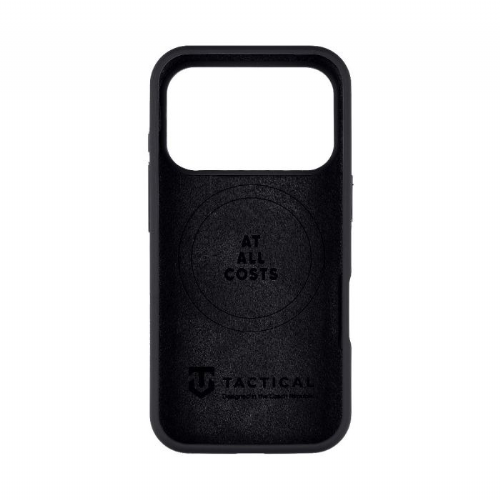 Tactical Beaver iPhone 17 Pro Liquid Silicone Case, MIL-STD-810 516, Velvet Touch, Microfiber Lining, Asphalt