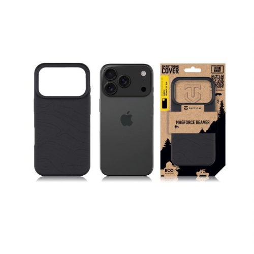 Tactical Beaver iPhone 17 Pro Liquid Silicone Case, MIL-STD-810 516, Velvet Touch, Microfiber Lining, Asphalt