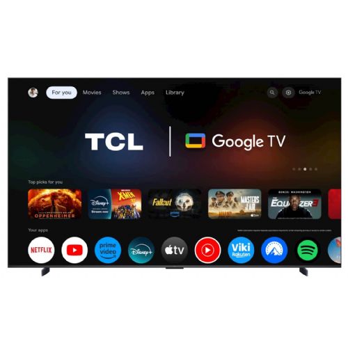 Televizor TCL 98C61K, 249 cm (98"), 4K QD-Mini LED, 144 Hz, Google TV, Dolby Atmos