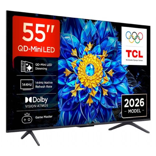 TV TCL 55P8L QD-Mini LED, 4K, 144 Hz, Dolby Vision, Google TV
