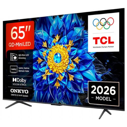Televizor TCL 65P8L 4K QD-Mini LED, 144Hz, Dolby Vision, ONKYO zvok, Google TV