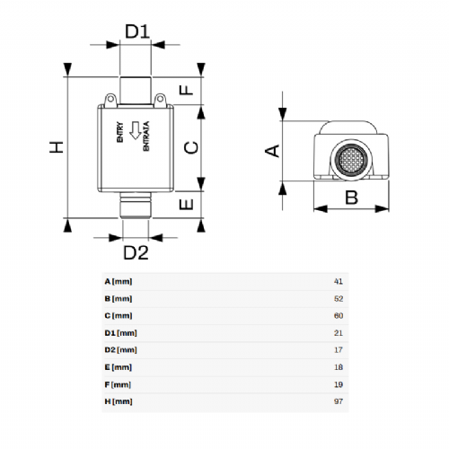 TecnoSystemi SCD200018 Siphon for air conditioners