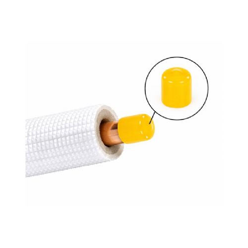 End cap for copper pipes TecnoSystemi TS10000014, 1/4", 50 pieces, rubber