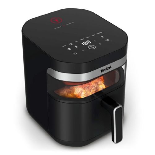 Cvrtnik na vroč zrak Tefal Easy Fry Infrared EY8328E0, 7 l, 2180 W, infrardeča tehnologija, črne barve