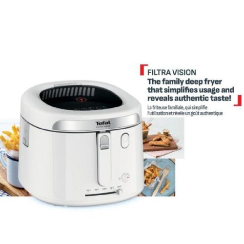 Tefal Filtra Vision FF2541E0 deep fryer, 1900 W, 2.1 l oil, 1.2 kg food, large window