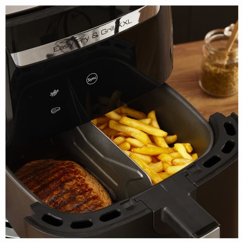 Air fryer Tefal Easy Fry & Grill XXL EY8018, 6.5 l, 8 programs, grill function, digital display, 1830 W