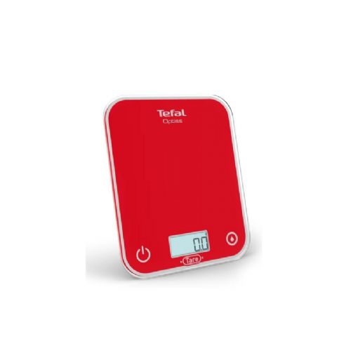 Tefal ptiss kitchen scale, red