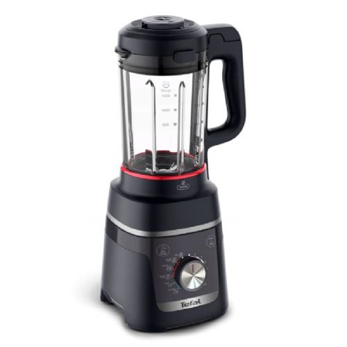 Tefal Blendforce Cook BL5768F0 blender with heater, 1000 W, 1.5 l, 5 programs, glass jug, black