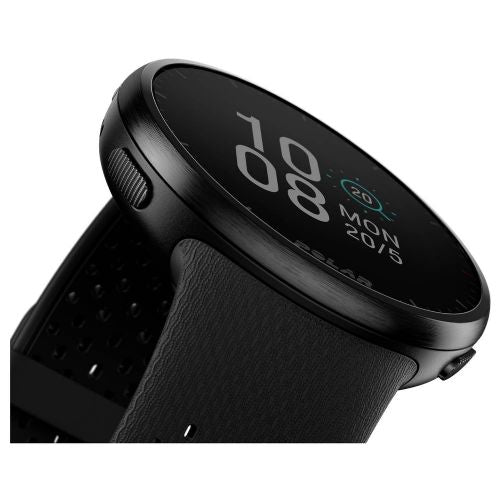 Tekaška ura Polar Pacer PRO M/L, GPS, 45 mm, 5ATM, črna/siva