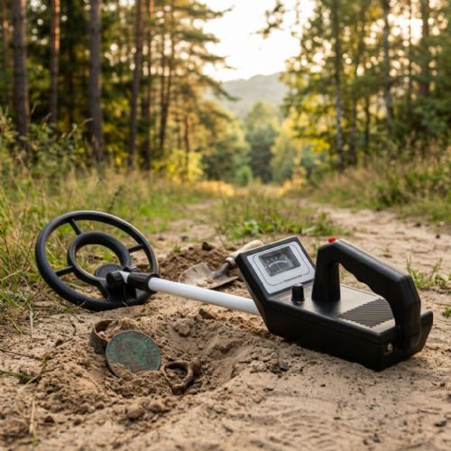 Telescopic metal detector
