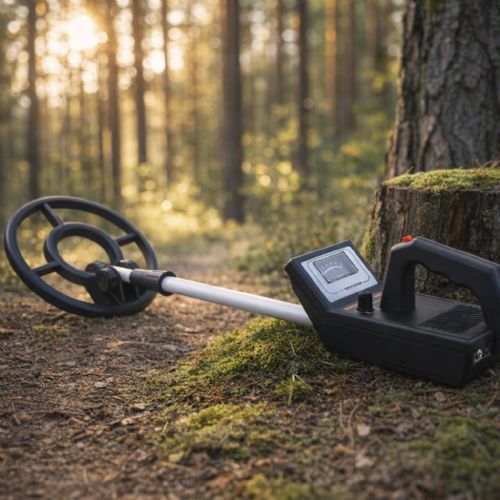 Telescopic metal detector