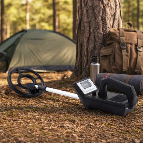 Telescopic metal detector