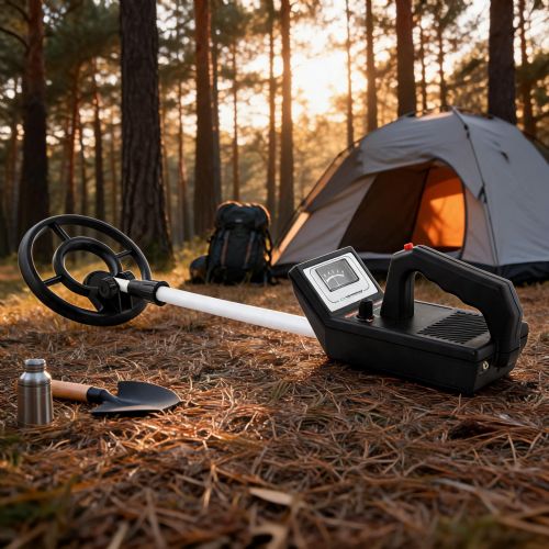 Telescopic metal detector