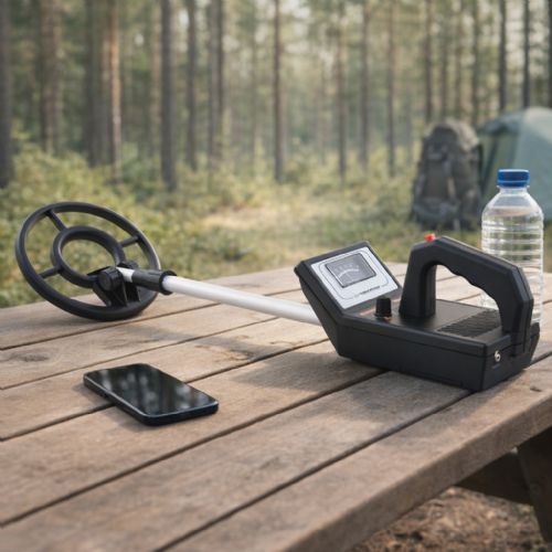 Telescopic metal detector