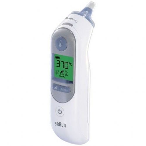 Braun IRT6520 ThermoScan 7 thermometer, ear, LED display, white, memory function, suitable for newborns