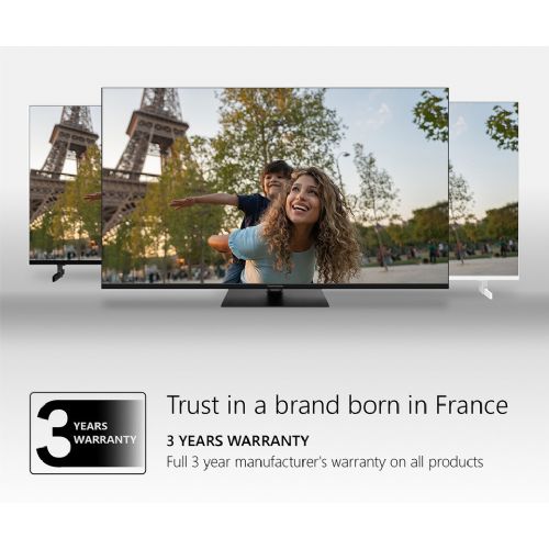 TV receiver THOMSON 43QG7C04 QLED Pro, 109cm (43"), 4K UHD, Google TV, 144Hz, WiFi, Bluetooth, HDR10, Dolby Atmos, Dolby Vision, Google Assistant, Chromecast, rotating stand, smart remote