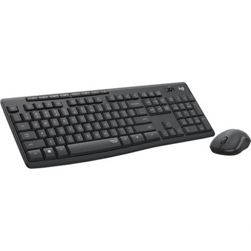 Logitech MK295 Silent Wireless Combo Keyboard and Mouse, Graphite Color, SLO