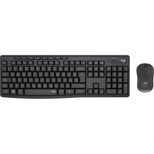 Logitech MK295 Silent Wireless Combo Keyboard and Mouse, Graphite Color, SLO