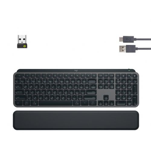 Logitech MX Keys S PLUS keyboard, graphite, SLO g.