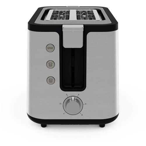 Toaster Krups KH442D, 700 W, za 2 rezini toasta, srebrna/črna