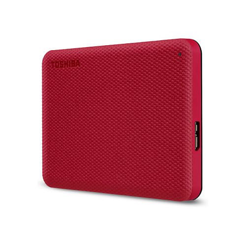 Zunanji HDD disk Toshiba Canvio Advance 1 TB rdeč, USB 3.2 Gen 1, 2,5", programska oprema za varnostno kopiranje