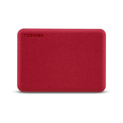 Zunanji HDD disk Toshiba Canvio Advance 1 TB rdeč, USB 3.2 Gen 1, 2,5", programska oprema za varnostno kopiranje