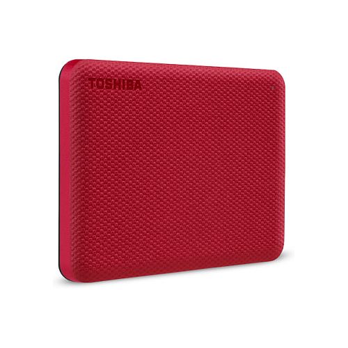 Zunanji HDD disk Toshiba Canvio Advance 4 TB rdeč, 2,5", USB 3.2 Gen 1, varnostno kopiranje