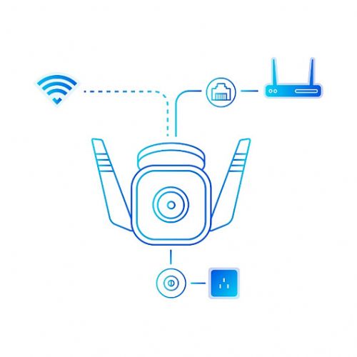 Varnostna kamera TP-Link IPCam TC65 WiFI