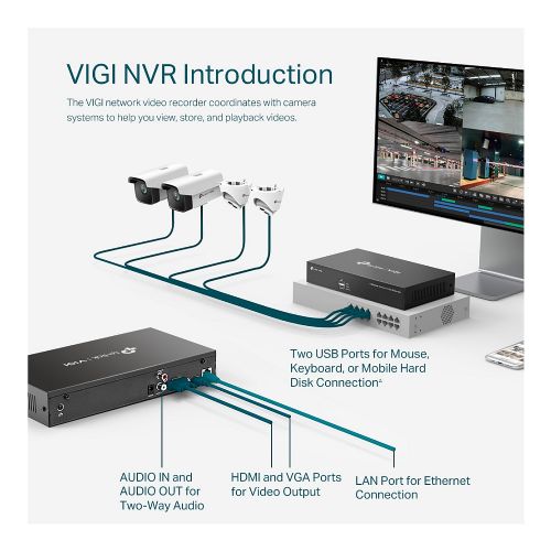 TP-Link Omada IPCam VIGI NVR1008H 8-channel network video recorder