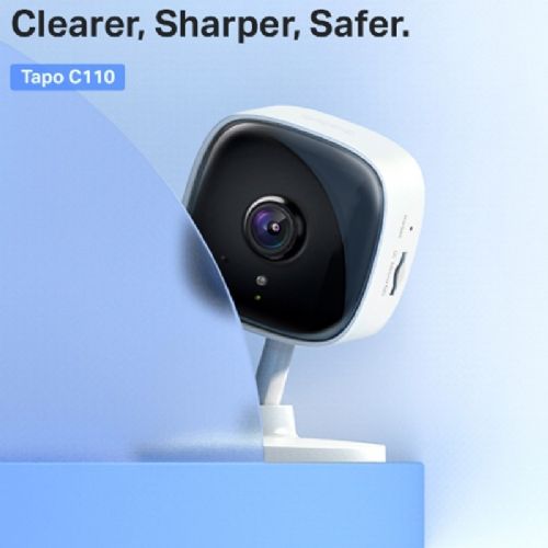 Nadzorna kamera TP-Link Tapo C110, dnevna/nočna, FHD, Wi-Fi, bela